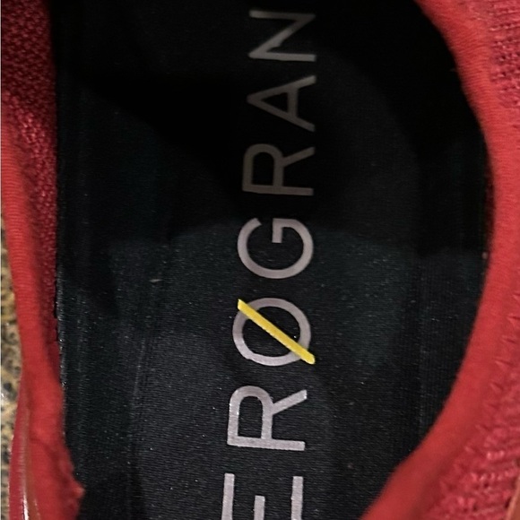 Men's Cole Haan Zerogrand Lace Up Sneakers Red Size 11.5 - Picture 7 of 8